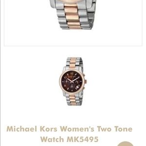 Michael Kors Two Tone Watch MK5495